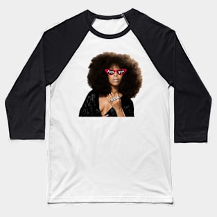 Erykah Badu f*ck Style Glasses Trand Baseball T-Shirt